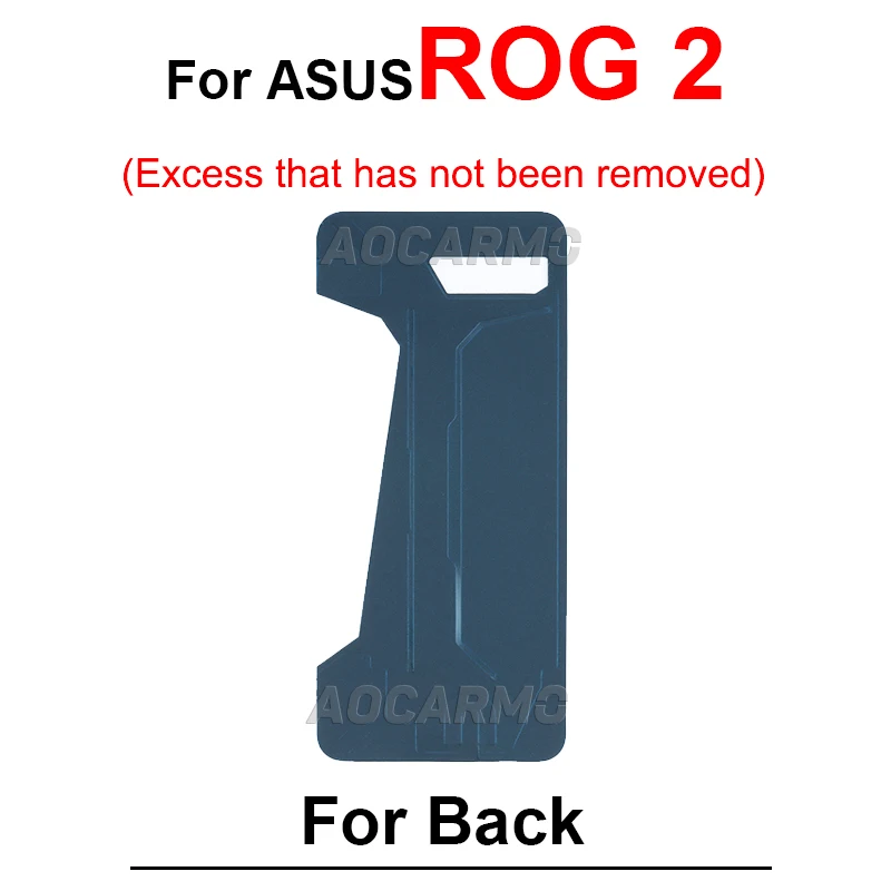 For ASUS ROG Phone 5 5S Pro 2 3 ZS673KS Back Cover Adhesive Rog5 ROG3 ZS660KL Rear Sticker Glue Tape