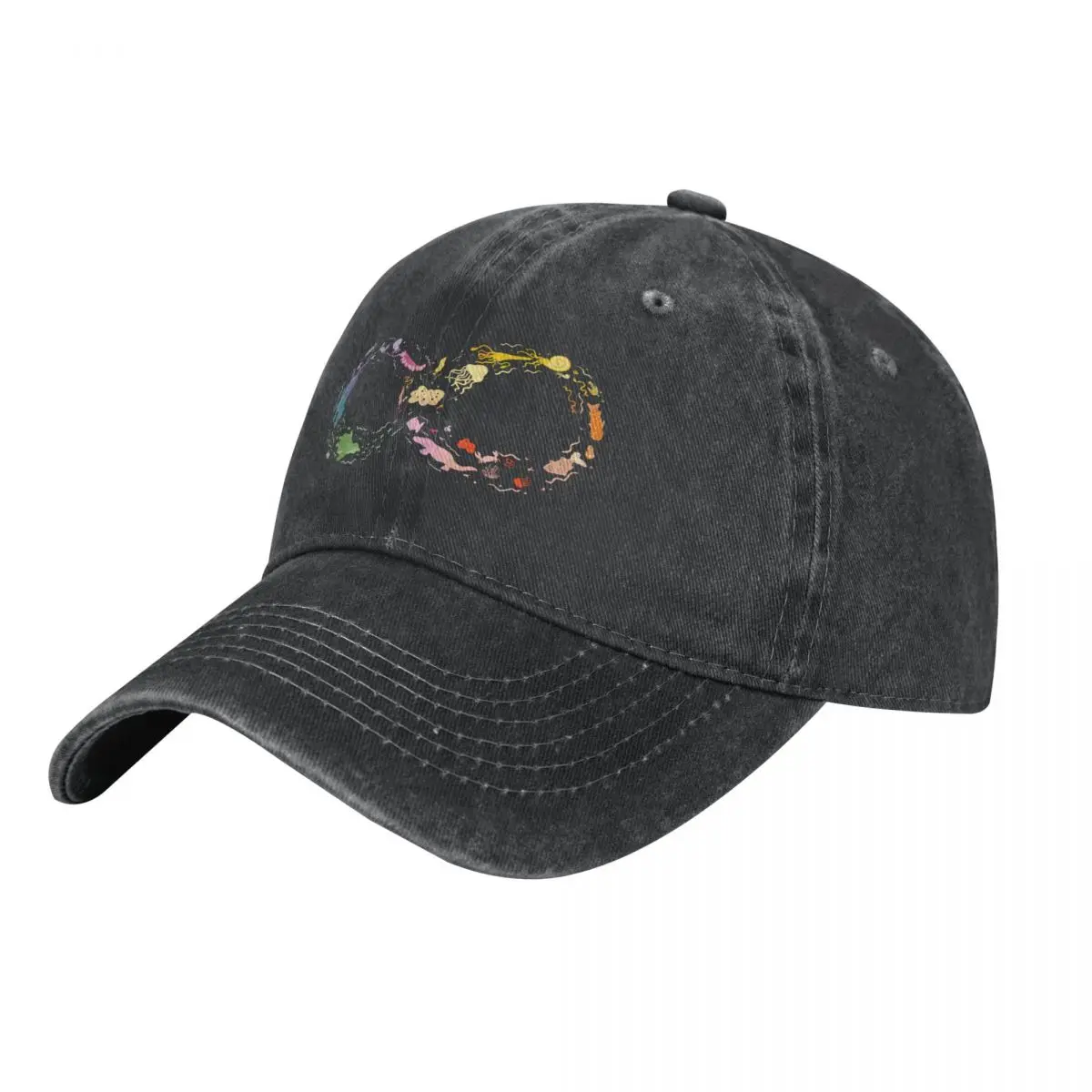 

Palaeo-neurodiversity symbol Cowboy Hat Brand Man cap Big Size Hat Hat Beach Women Men's
