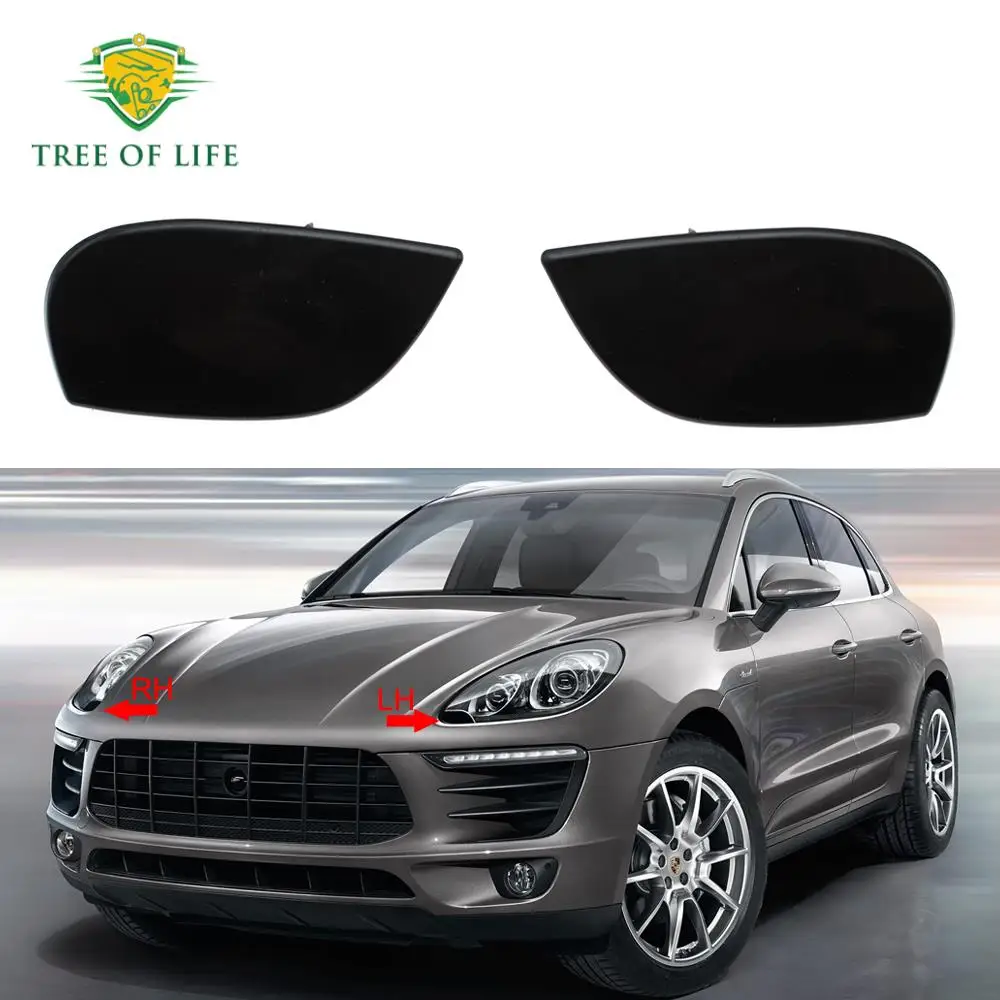 Front Bumper Headlight Washer Spray Nozzle Cover Cap For JEEP Grand Cherokee 2011-2013