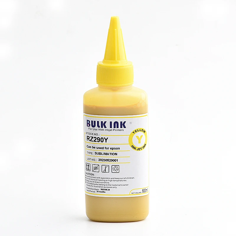 Sublimation Ink 100ml for epson ET-2720 ET-2760 ET-4700 ET-4760 ET-1500 WF3620 WF3640 WF7610 WF7620 WF7710 WF7720 F500 printers inkjet printer ink