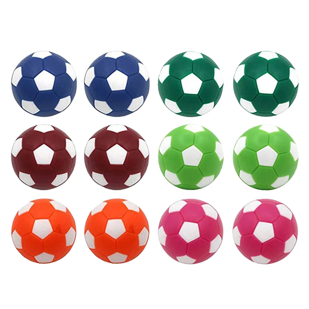 

12 Pcs Soccer Balls for Counting Mini Football Long-lasting Table Premium Material Durable