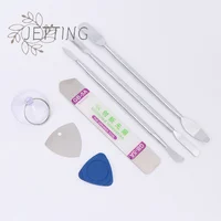 (SMTGDP11)7pc Metal Spudger Kit Universal Cell Phone Repair Opening Tool Mobile Phone Disassemble Crowbar Steel Pry Opening Set 3
