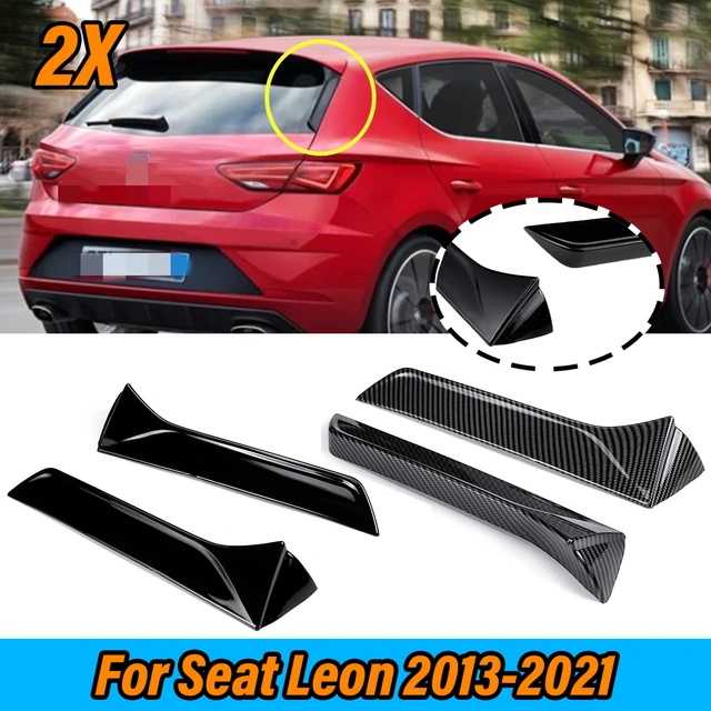 aleron seat leon st cupra mk3 Roof Spoiler Wing for seat leon cupra mk3  2013 - 2021 Carbon Color Rear Top Spoiler Wing Extension - AliExpress