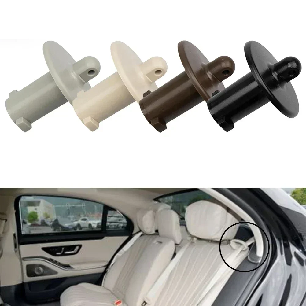 1pc Fit For Mercedes S-Class W222 14-19 Plug-and-Play Car Rear Seat Belt Buckle ABS #2228600922 Black / Beige / Brown Grey