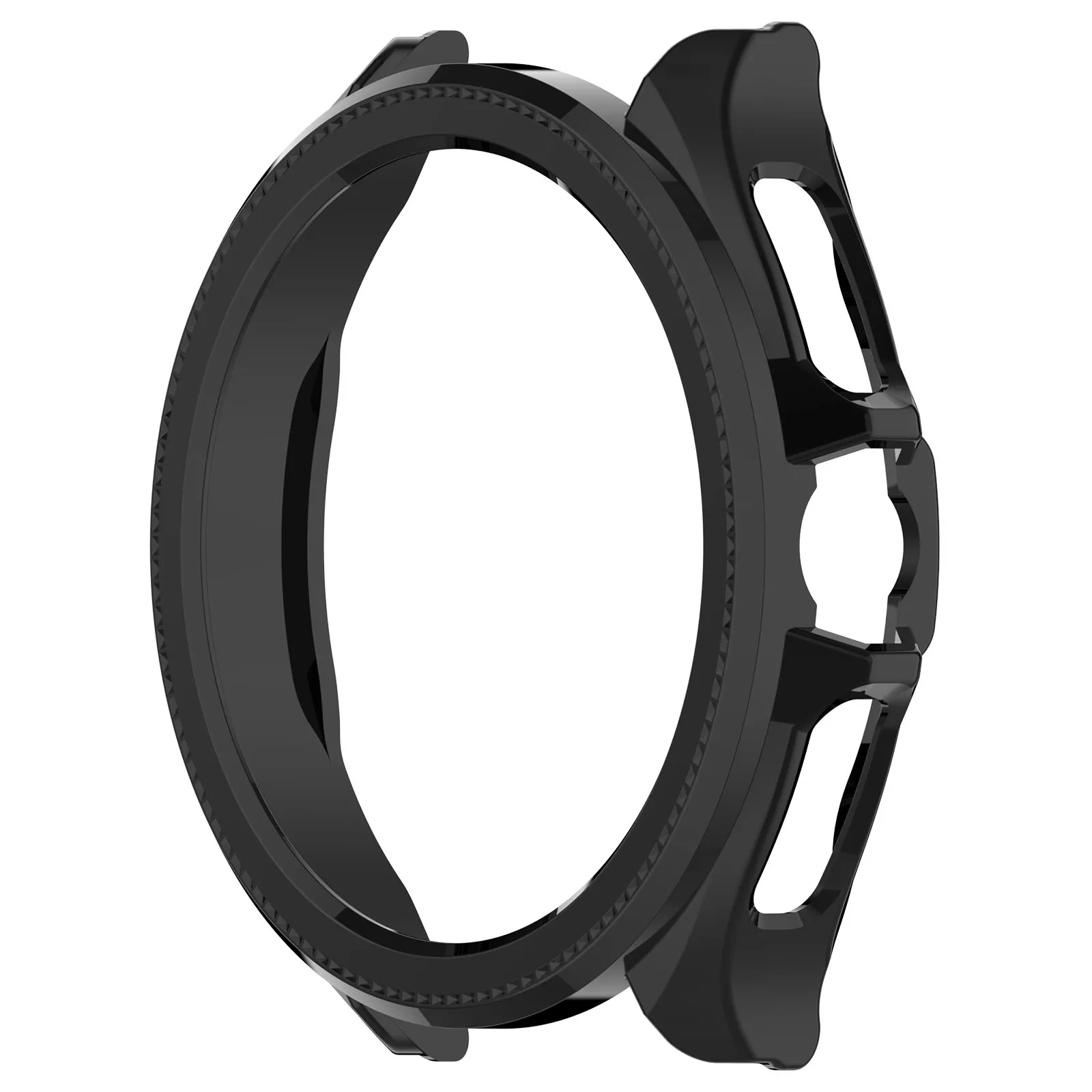 Durable Protective Shell Frame Cover for Smart Watch - Lightweight, Hollow Design, PC Bumper Accessories