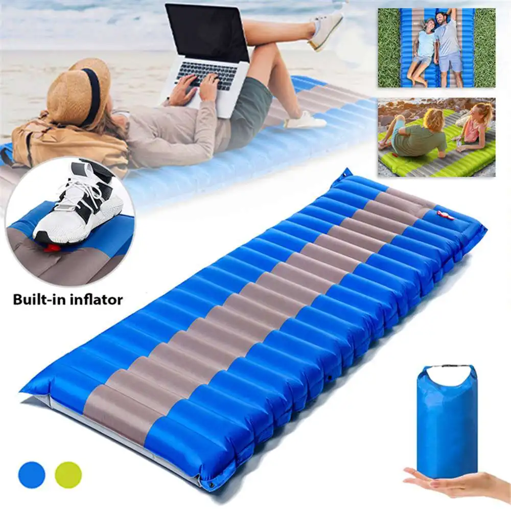 

SGODDE Sleeping Pad Mattress Camping Tent Inflatable Folding Portable Waterproof Spliceable Backpacking Travel Beach Air Mats