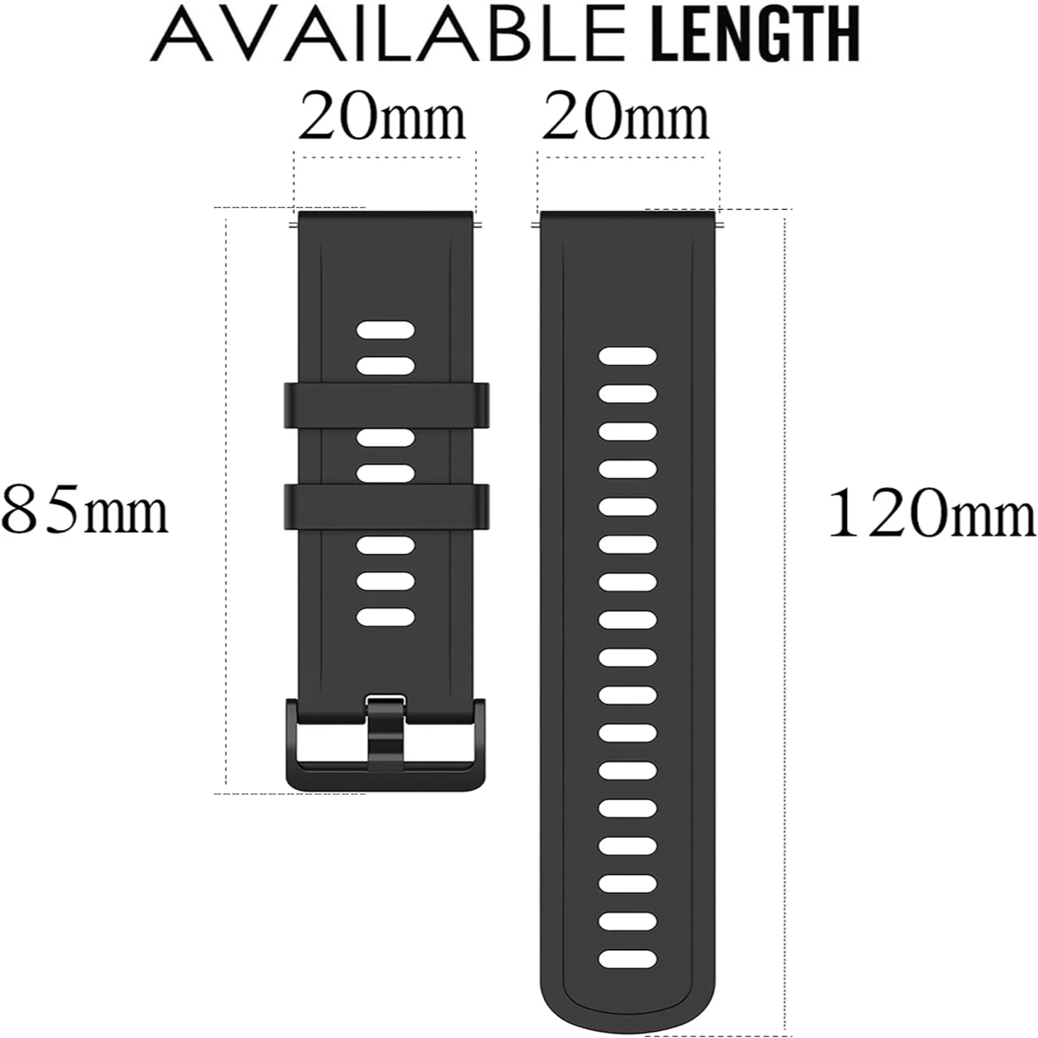 Comfortable and Durable Soft Silicone Replacement Band for Neo Smartwatch, Compatible with Neo Smartwatch, Stylish and Reliable