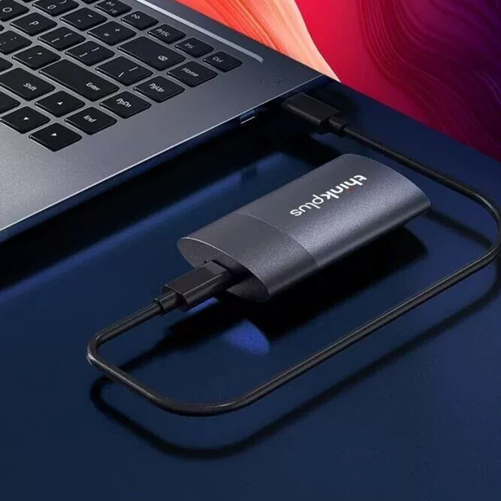 Ssd Portátil Lenovo-thinkplus Unidade de Estado Sólido Usb 3.1 Tipo-c Interface de Alta Velocidade Computador Móvel Externo Us202 512gb 1tb 2tb - Imagem 4