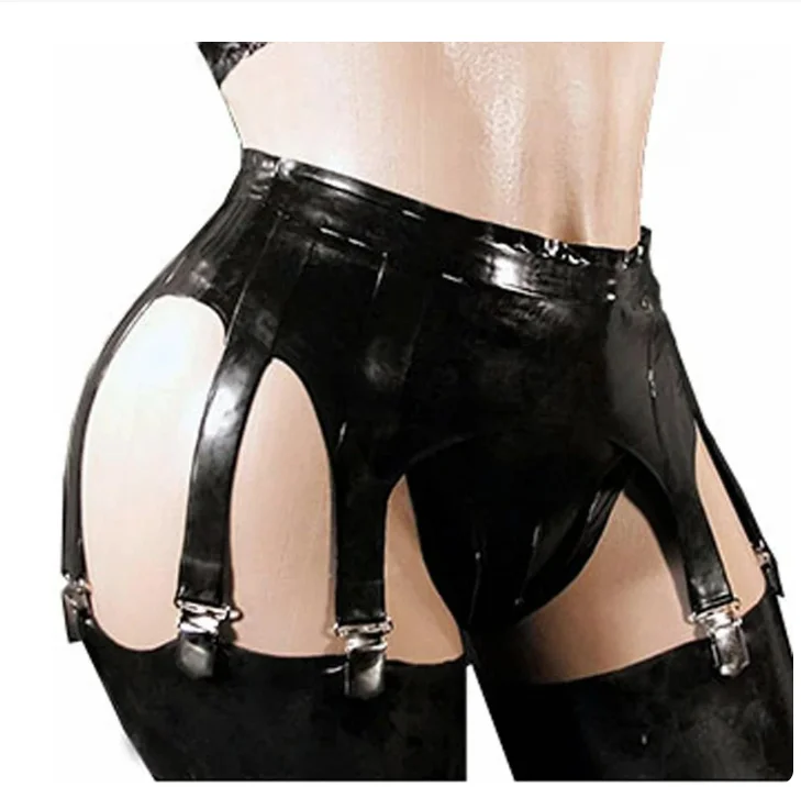 Latex Garter Latex Garter Gummi Rubber Suspender Garters For Stockings (no briefs, no stockings)