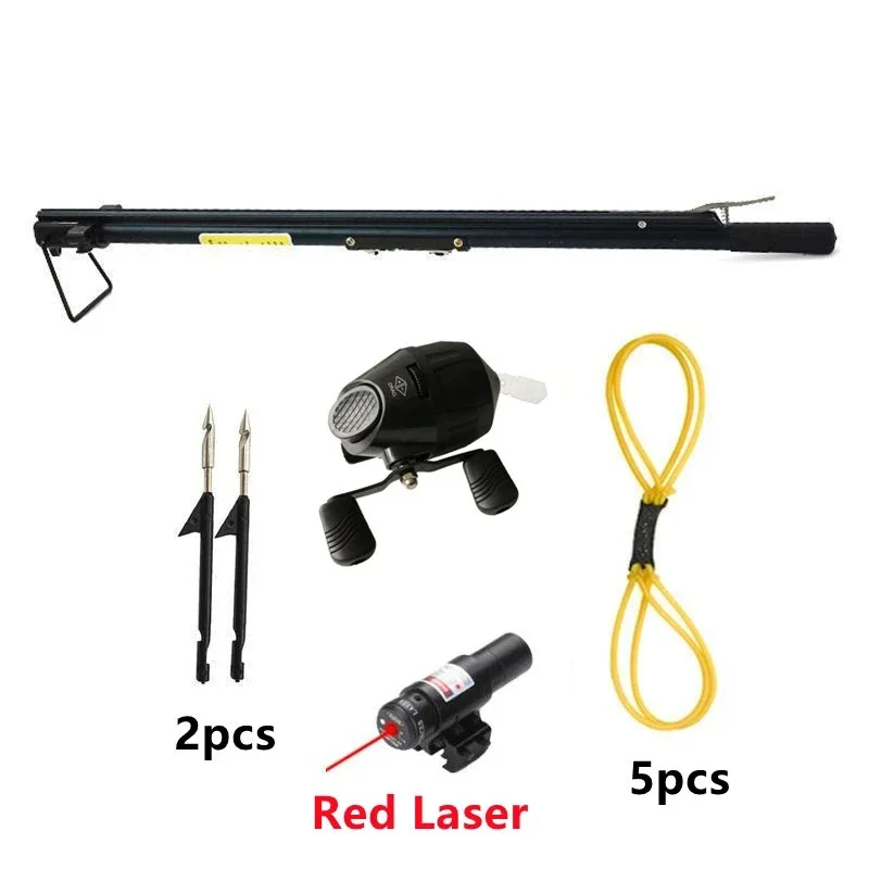 Powerful Long Rod Laser Fishing Slingshot Outdoor Hunting Shooting Automatic Catch Fish Bow Archery Use Fish Dart Arrow Shooting 2