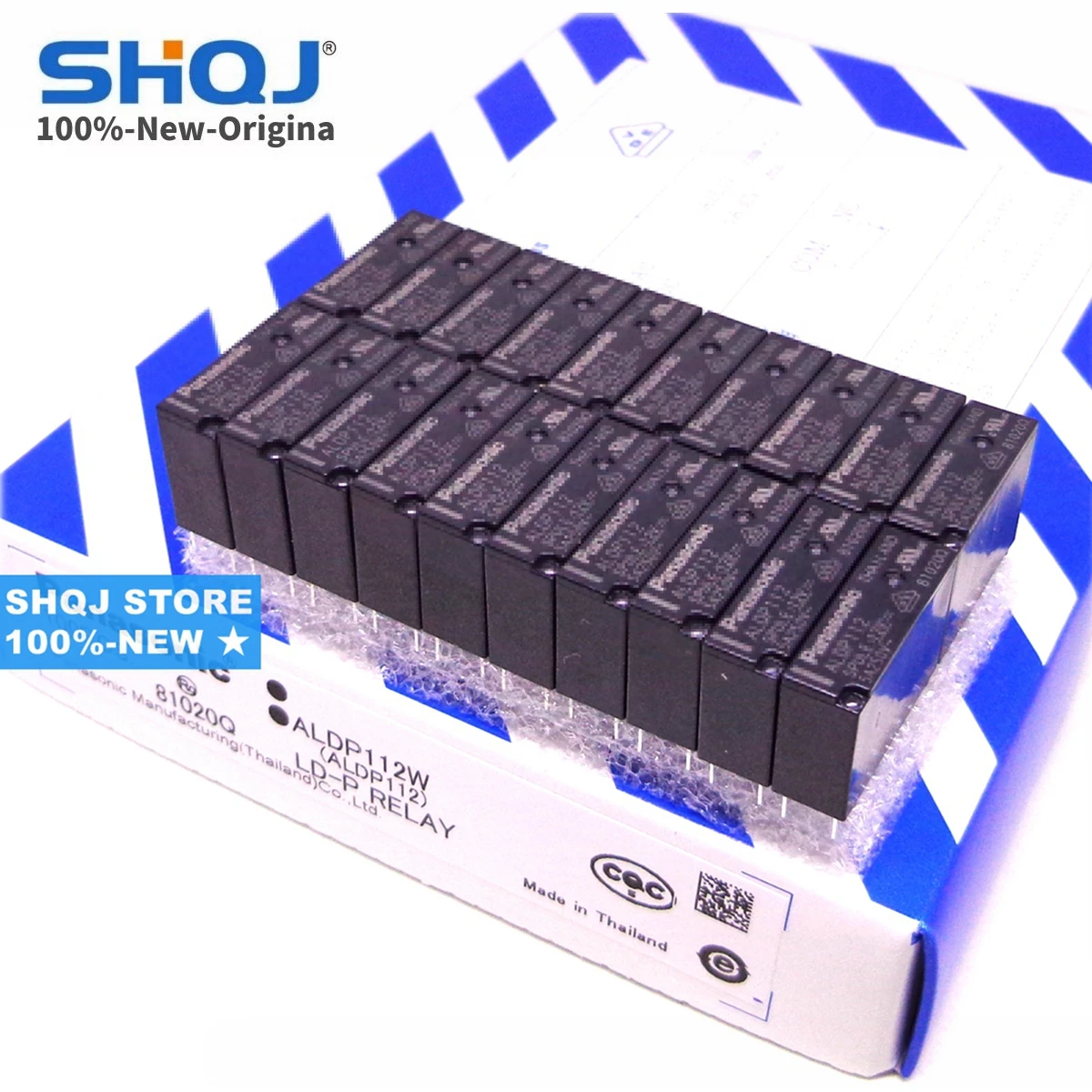 Relé Original Relay 100 Novo Aldp124 Aldp112 Aldp105 G5nb1a-e 5v 12v 24v dc 20 Pcs