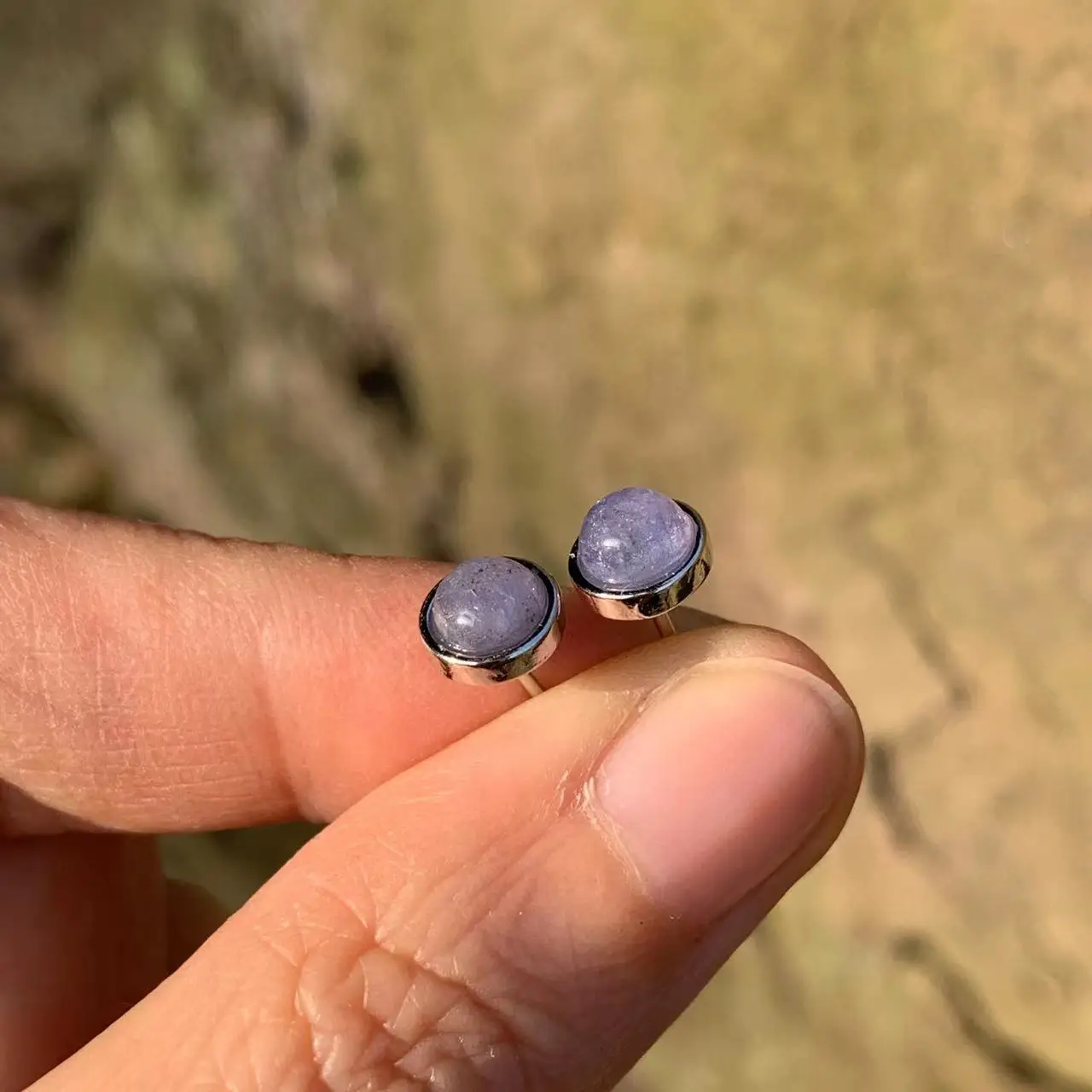 Natural Tanzanite Gemstone Stud Earrings for Women Solid 925 Sterling Silver Wedding Handmade Jewelry Fashion Gift For Girl New