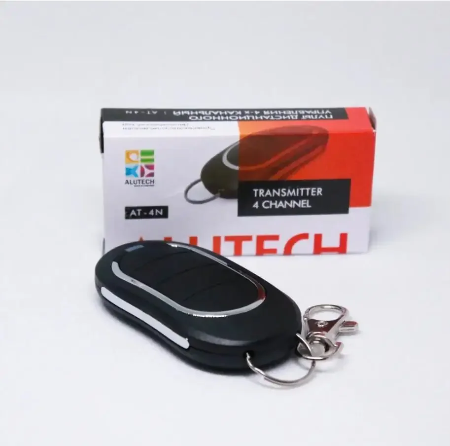 10PCS Alutech AT 4N Remote Control 433.92MHz Dynamic Code Alutech AT-4N Gate Remote Control 4 Buttons For the garage