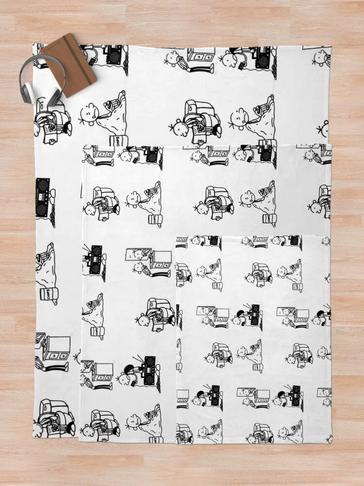 Wimpy Kid Greg Heffley Throw ���, �ʴ��� ������, ���Ÿ� �β��� �ִϸ��̼� ���, 4 ��