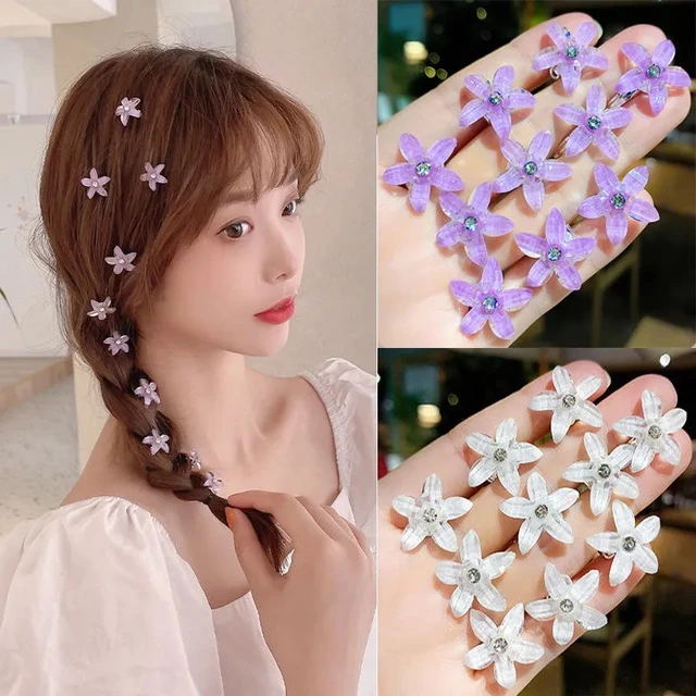 10pcs Daisy Flower Hairpin Hair Accessories For Women