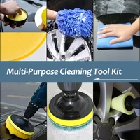 Kit de livres de voiture, épurateur, perceuse, ensemble de brosses de détail, évents de climatiseur, polisseuse à serviettes, outils de détail automobile, nouveau 6