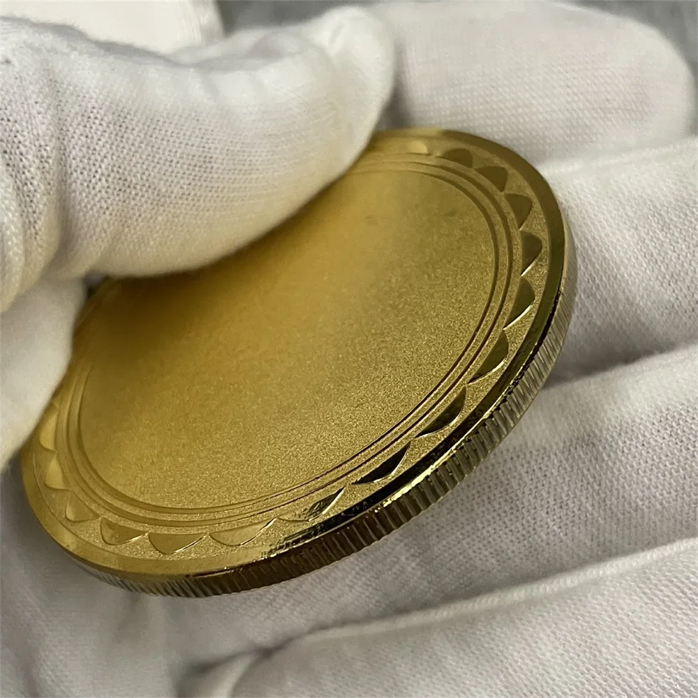50mm Commemorative Coin Blank Coin Round Birthday Gift Wedding Couple Commemorative Collection commemorative coin