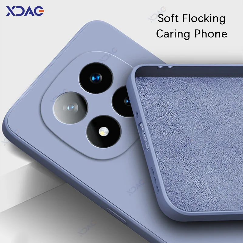 Luxury Square Liquid Silicone Waterproof 360° Soft Phone Case Cover