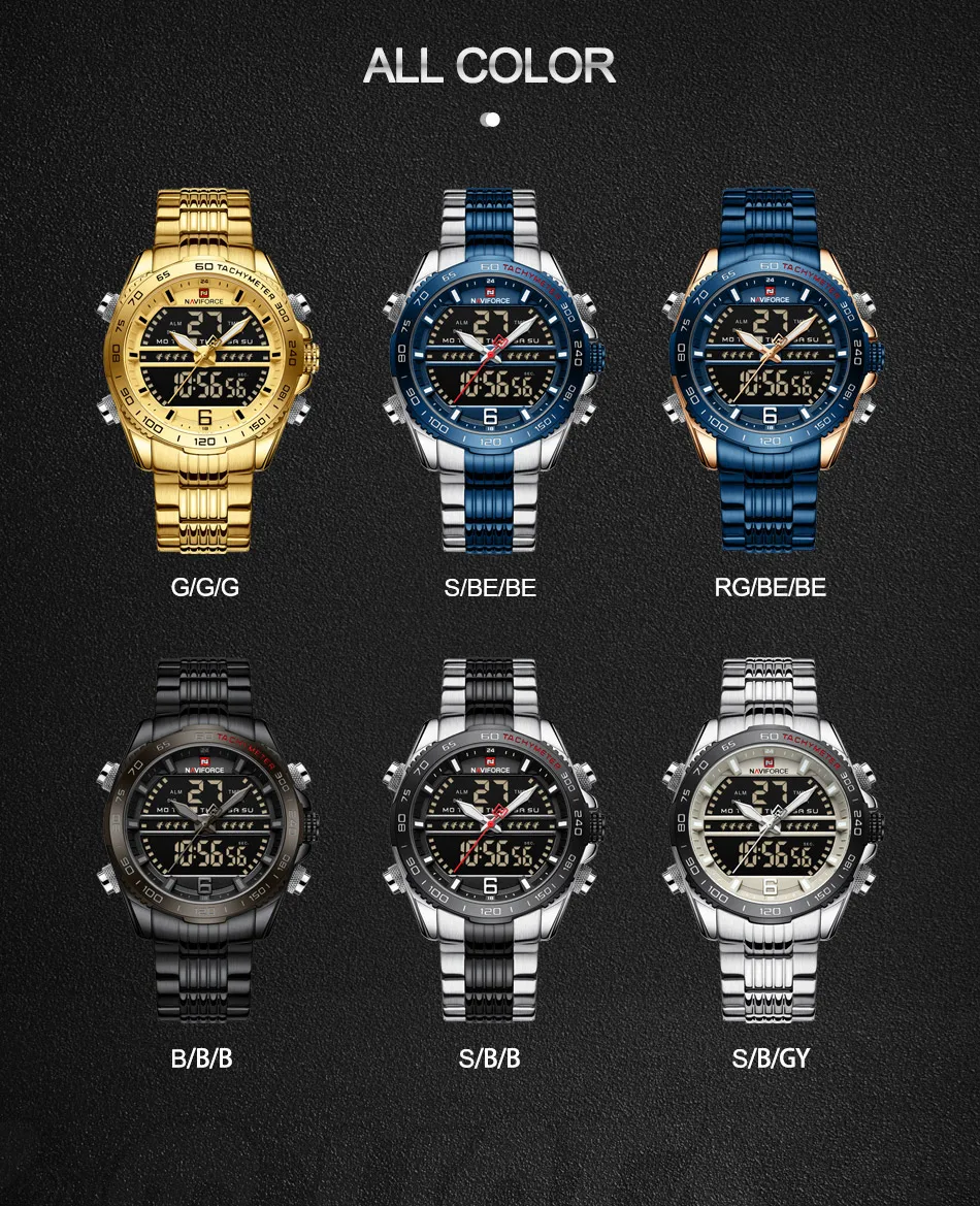 Naviforce NF 9197 Luxury Business Mens Watch description image 2