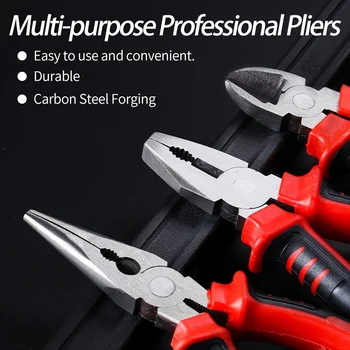 Electric Wire Pliers Large Opening Sharp Multifunction Tool for Cutting Twisting Gripping Metal Wires Heavy Duty Industrial Tool 1