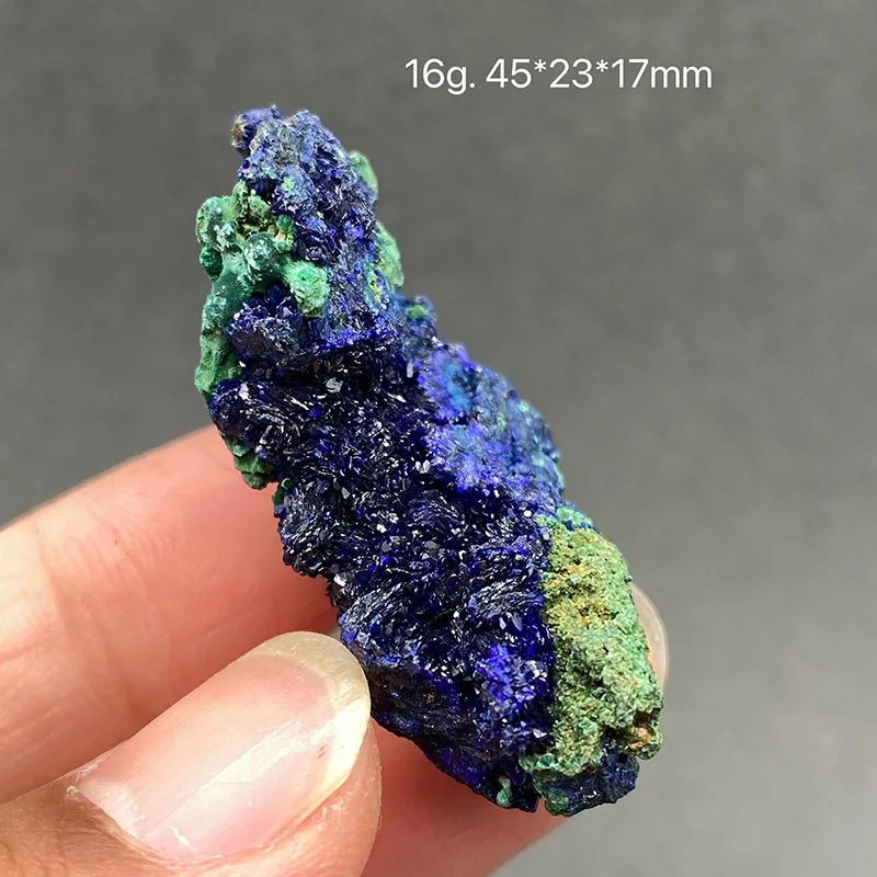 100% natural azurite and malachite symbiotic raw stone mineral specimen healing crystal gem collection