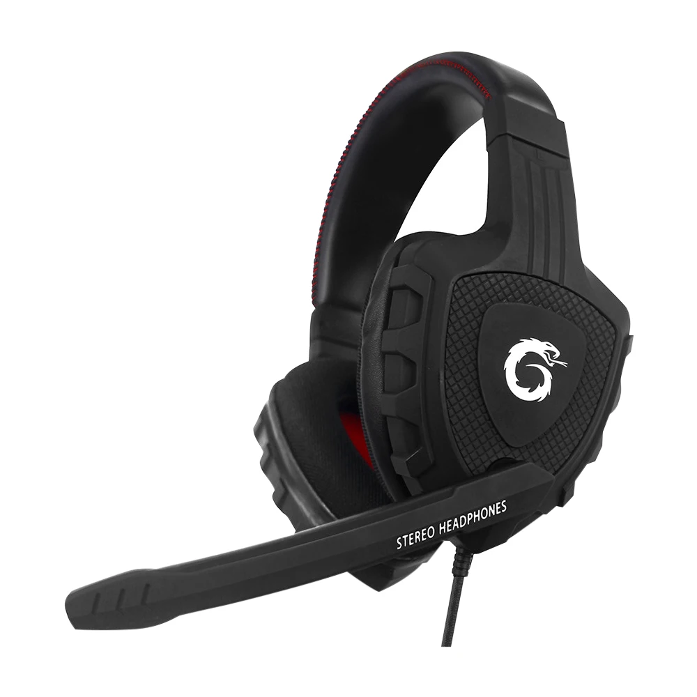 3.5mm Professional E-sports Headsets Luminous Game Computer Wired Headphones with Rotatable Microphone for PC Laptop Learn Play