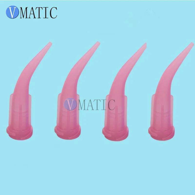 Quality 100pcs 20G Pink TT Tapered Bend Dispensing Needle Tips