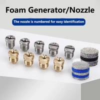 Pressure Washer Foam Cannon Orifice Nozzle Foam Maker Replacement Thread Nozzle Tip and Mesh Filter for Snow Foam Lance 3000 PSI 1