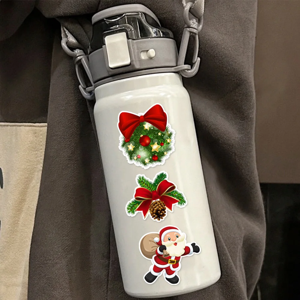 50/100PCS Weihnachten Serie Cartoon Festival Spaß Graffiti Aufkleber DIY Manuelle Schrott Buch Tablet Dekorative Aufkleber ﻿ – Detail 14