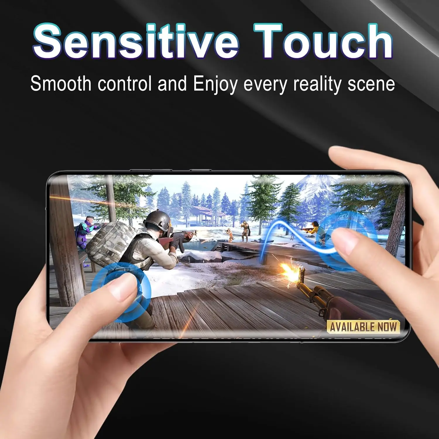 Premium 3D Curved 9H Tempered Glass Screen & Camera Lens Protector