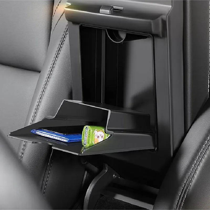 Magnetic Center Console Hidden Storage Box For Tesla Model 3 Y Armrest Hidden Organizer Hidden Storage Box Accessory