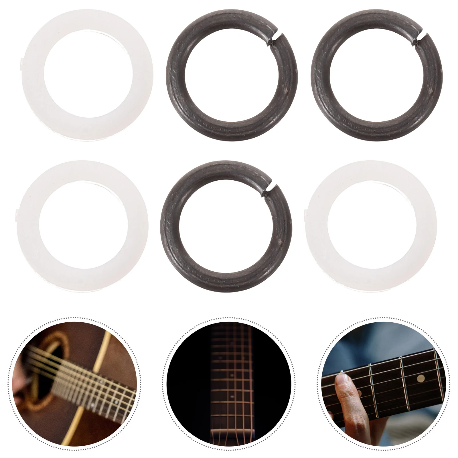 

10 Pairs of Portable Guitar Gasket Replaceable Tuner Washer Small Tuner Spacer