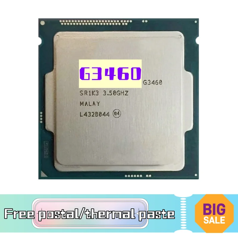 

Pentium G3460 G3460 3,5 ГГц двухъядерный процессор 4M 53 Вт LGA 1150