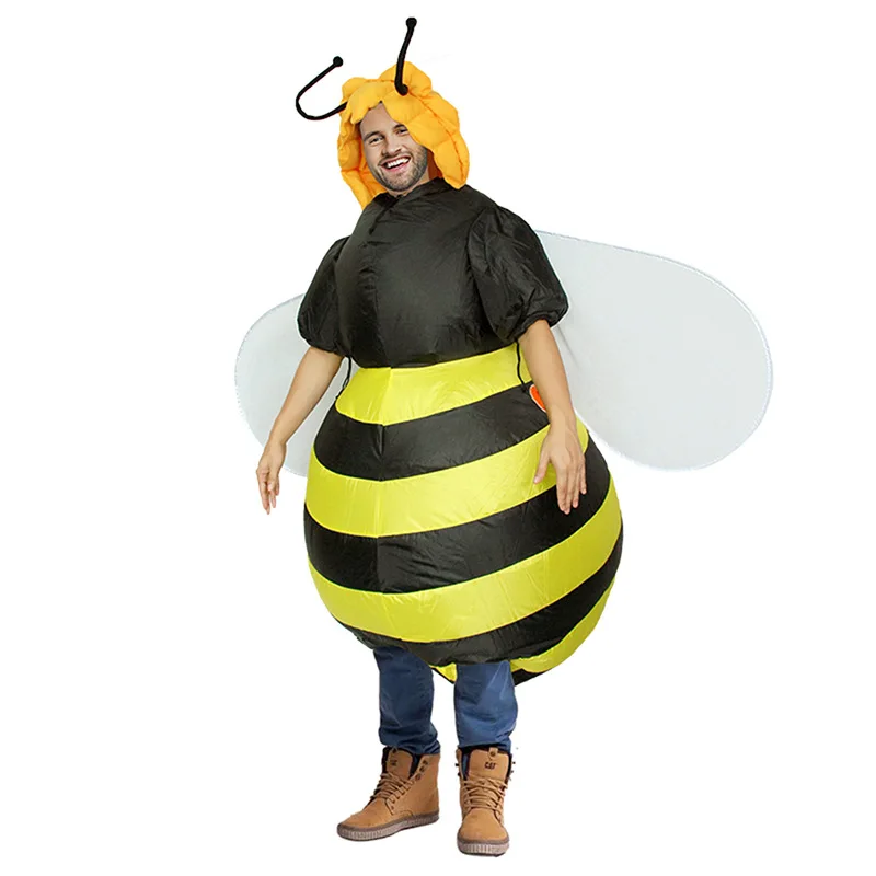

Christmas Halloween Masquerade Festival Celebration Carnival Costume Adult Cosplay Cartoon Doll World Bee Day Inflatable Costume