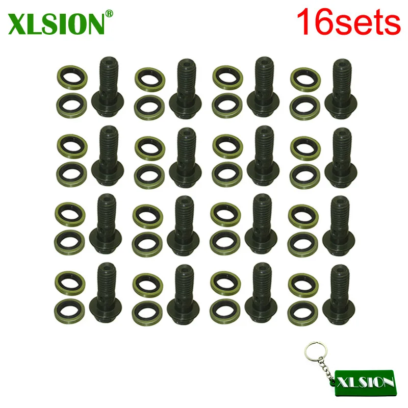 XLSION 밴조 볼트, 오토바이 브레이크 마스터 실린더, ATV 쿼드 더트 바이크 고 카트, 8mm, M8 x 1.25mm