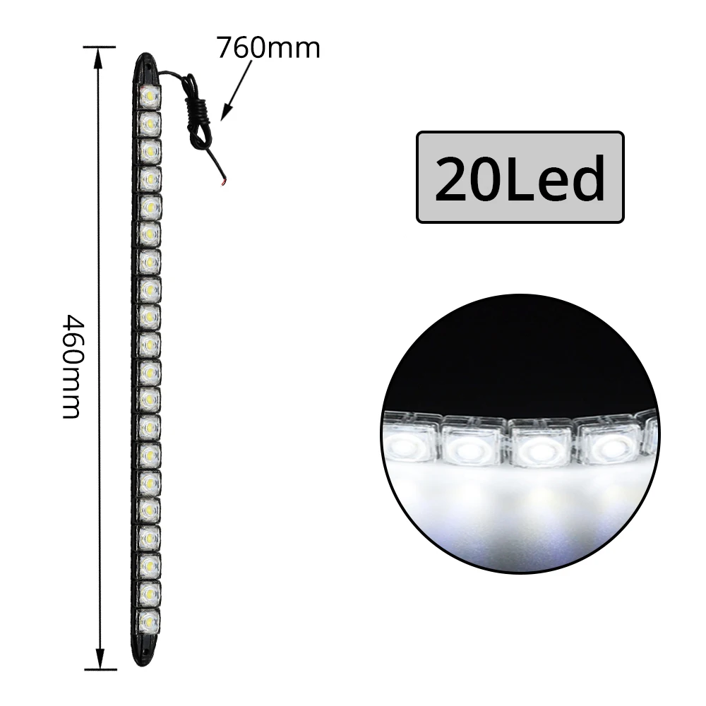ตัวเลือกสินค้า หลอดไฟ LED ยืดหยุ่น สำหรับ DRL และตัดหมอก รถยนต์