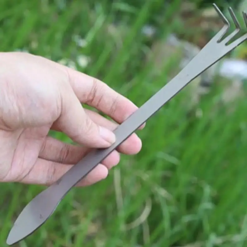 Gardening Tool 3 Prong Bonsai Rakes Steel Designs Ergonomic Handle Rakes for Loosening Soil & Enriching Plant Growth A0KF