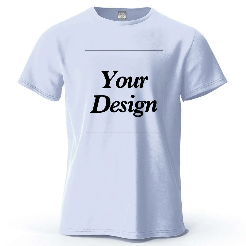 Personalized 100% Cotton Custom Design T-Shirt – Unisex Short or Long Sleeve