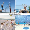Outdoor Beach Volleyball Net Professional Training Standard 960x100cm Volleyball Net Tennis Badminton Mesh Replacement 6
