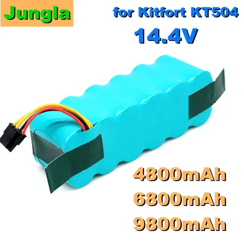 

2020 14,4 v аккумулятор для kitfort kt504 haier t322 t320 panda x 500x580x600 ecovacs спигель cr120 dibea robotstofzuiger 4800mah