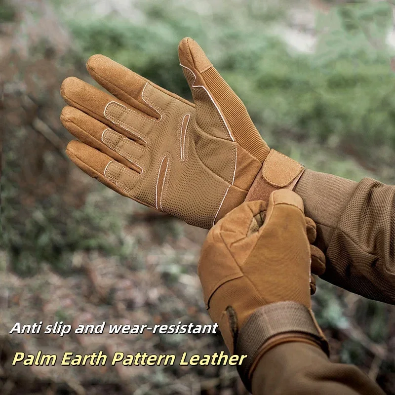 Touch Screen Anti-Skid Full Finger Tactical Gloves For Men And Women Driving Riding Hunting Motorcycle Climbing