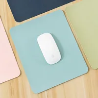 Small PU mouse pad Non-Slip Gaming Desktop Mouse Pad Waterproof Anti-Scratch Easy To Clean Mat For PC Laptop Desktop 6