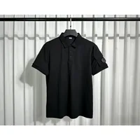 Polo à col boutonné pour homme, style été européen et américain, CP, polo de sport respirant à manches courtes pour couple 6