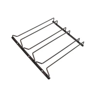 Black Metal Wine Glasses Holder Wall Mount for Kitchen Bar Wine Glass Hanger Cup Rack Stemware Hanging Cupboard Organizier 1