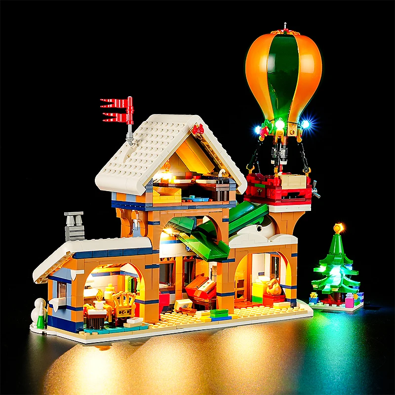 DIY LED Light Kit For LEGO 10339 Santa's Post Office   (Only LED Light,Without Blocks Model) 3