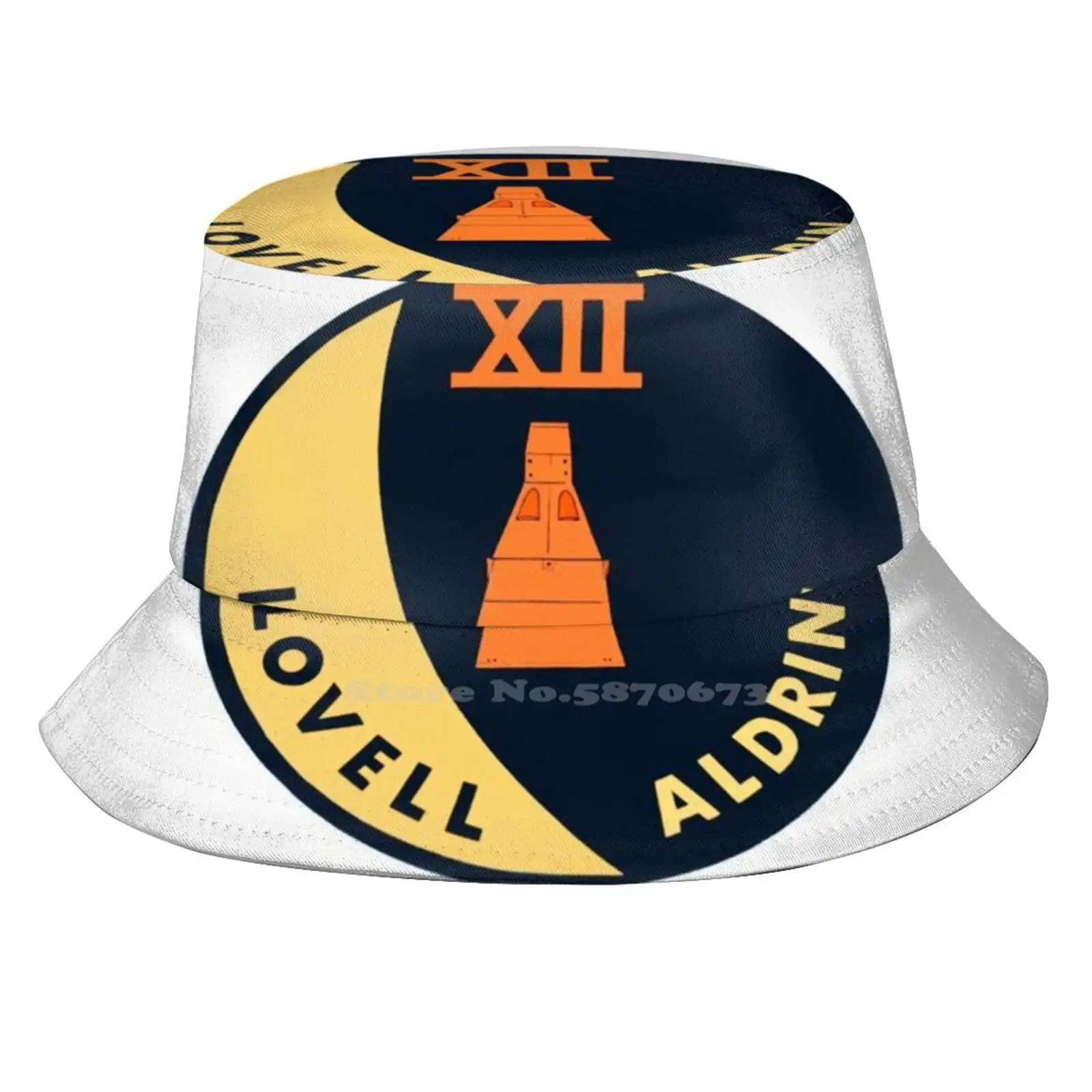 Gemini 12 Mission Logo Pesca Caccia Arrampicata Berretto Pescatore Cappelli Progetto Gemini Progetto Apollo Gemini Appollo Gemini