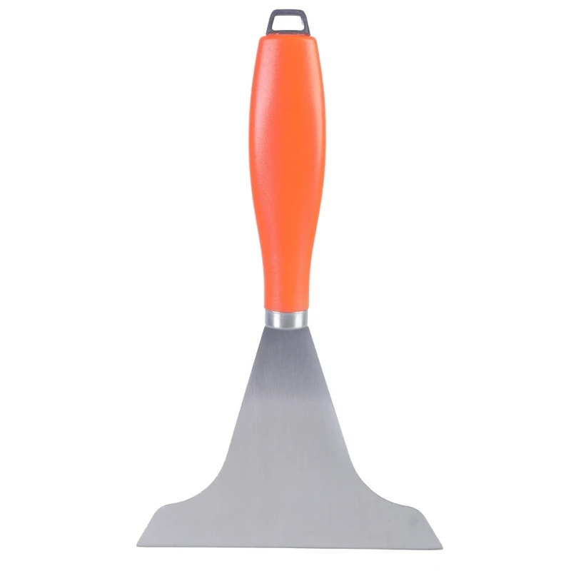 Stainless Steel Grill Griddle Spatula Scrapers Diner Flat Straight Scrapers