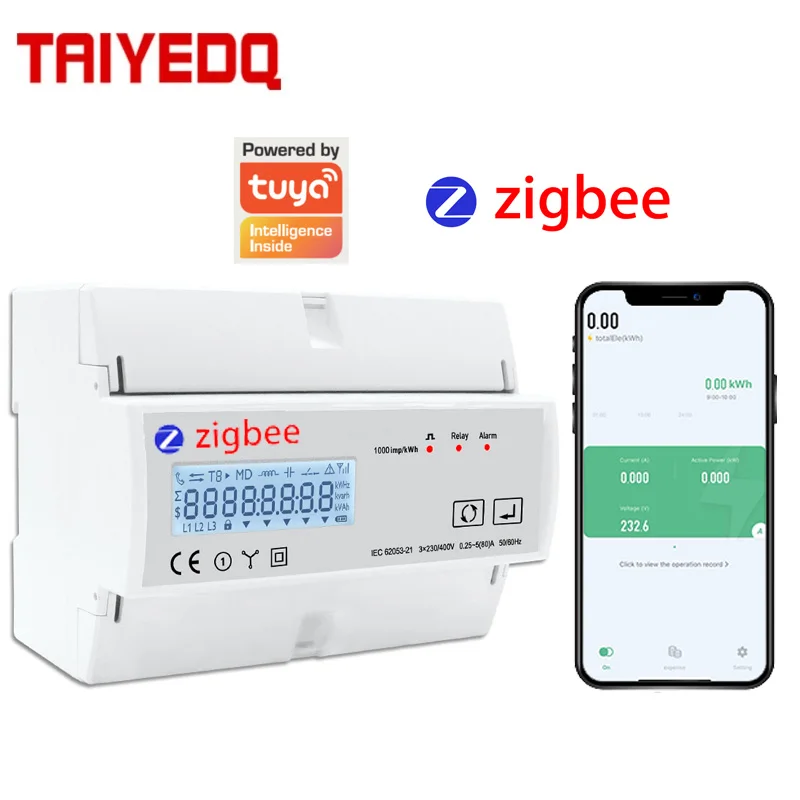 3 Phase Zigbee Energy Meter Three Phase Smart Meter Zigbee Electric