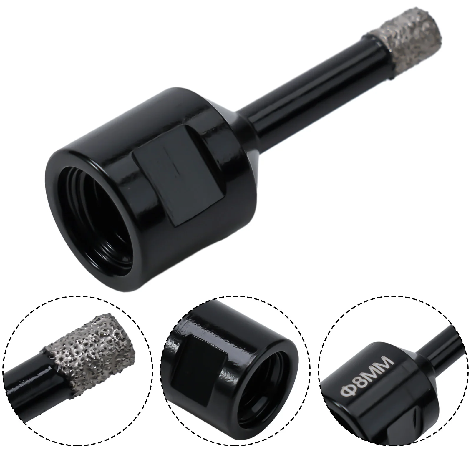 

6-16mm Hole Opener Diamond Drill Bit Tile Marble Concrete Drill For Grinder For M14 Thread Tooth Type Angle Grinder Power Tools