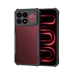 Custodia per telefono XUNDD con airbag antiurto in TPU e PC rigido opaco con protezione per la fotocamera